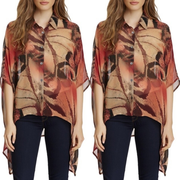🆕️ Da-nang Animal Printed Silk Blouse - Picture 2 of 4